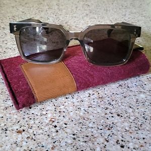 Raen Sunglasses WEST GHOST / CLEAR BROWN GREEN LENS